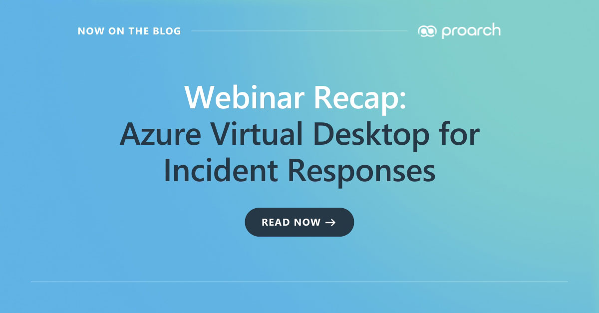 Azure Virtual Desktop for Incident Responses