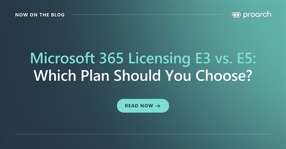 Comparison between Microsoft 365 Licensing E3 and E5