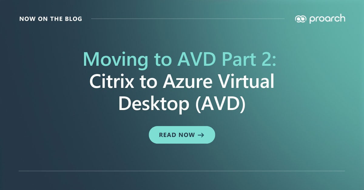 Greg Dodge and James Spignardo discussing the transition from Citrix to Azure Virtual Desktop (AVD) and its benefits for IT managers.