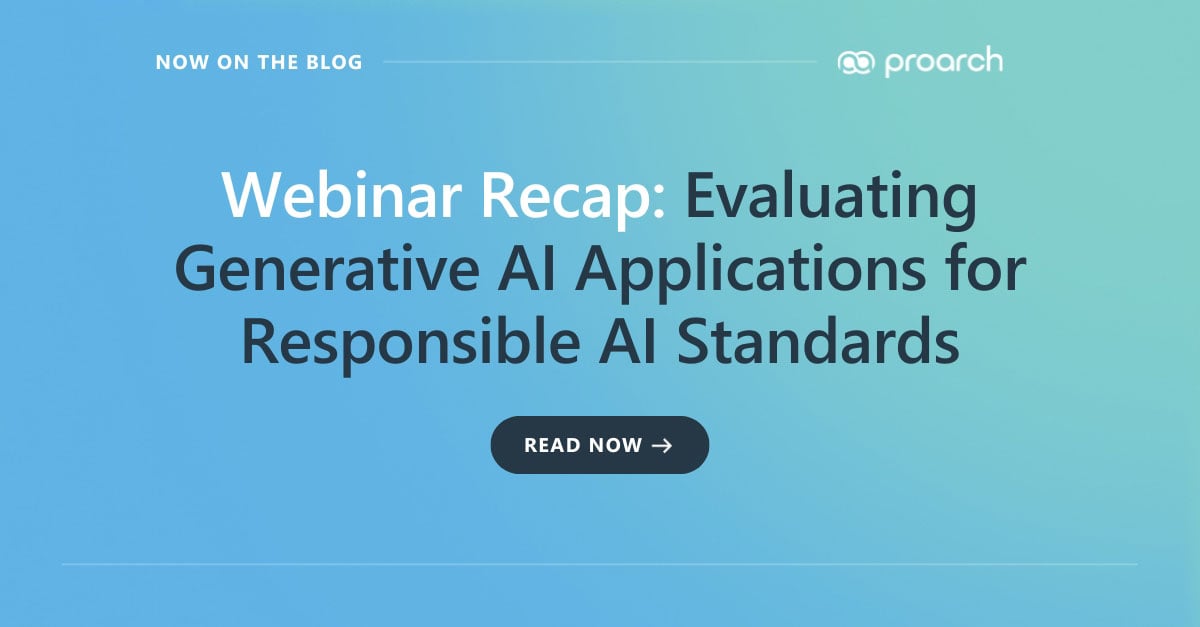 Webinar recap on evaluating generative AI applications for Responsible AI standards